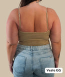 Regata Modeladora Alça Fina - Modelo Antigo