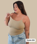 Regata Modeladora Alça Fina - Modelo Antigo